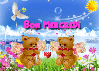 Gif animé Bon mercredi oursons